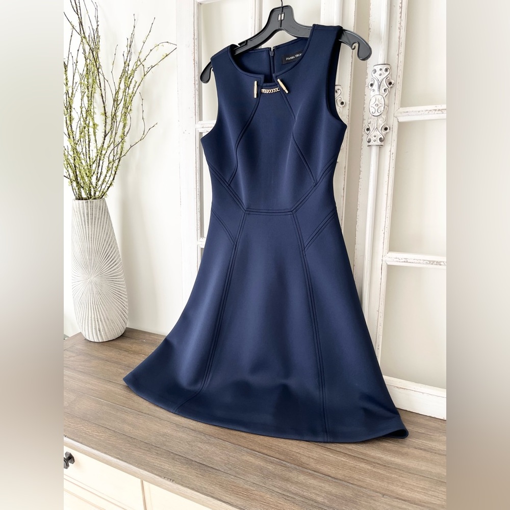 NWT, Ivanka Trump Dress, Navy Blue, Size 2
